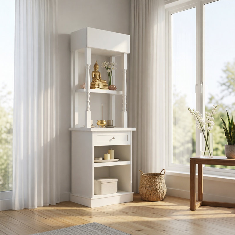 Multifunctional Buddhist Altar Cabinet/Coffee Bar Counter