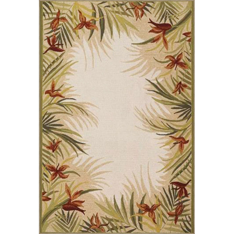 Modern Straw Patterned Decorative Washable Rug, Rectangle 4'7" x 6'7" Rug Pad Included