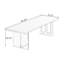 Bureaux rectangulaires en bois massif Burlywood-108511077