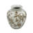 Brown Ceramic Chinoiserie Vase 10"