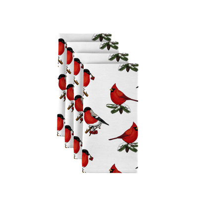 Lindsey Polyester Animals/Nature Square Napkin