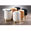 Callum Velvet Ottoman-1078405523