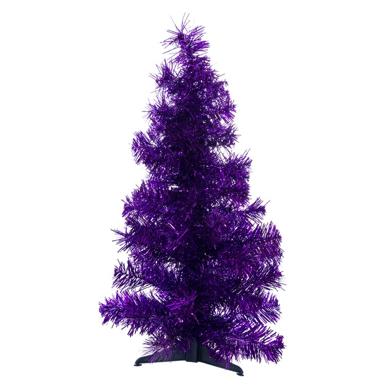 Purple Hues and Me: Foam Pine Tabletop Xmas Tree - Christmas in July