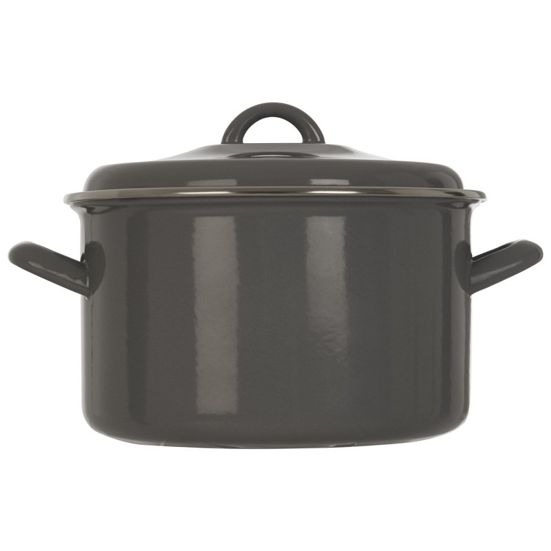 Danielburnham 4.7 l Aluminium Round Casserole, Grey