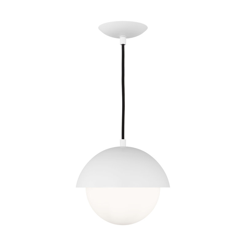 Hyde 1-Light Small Pendant, Matte White