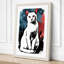 Graphic Cat Portrait Modern - Wrapped Canvas-651548022-651548030