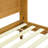 Clark Solid Wood Wingback Bed Frame