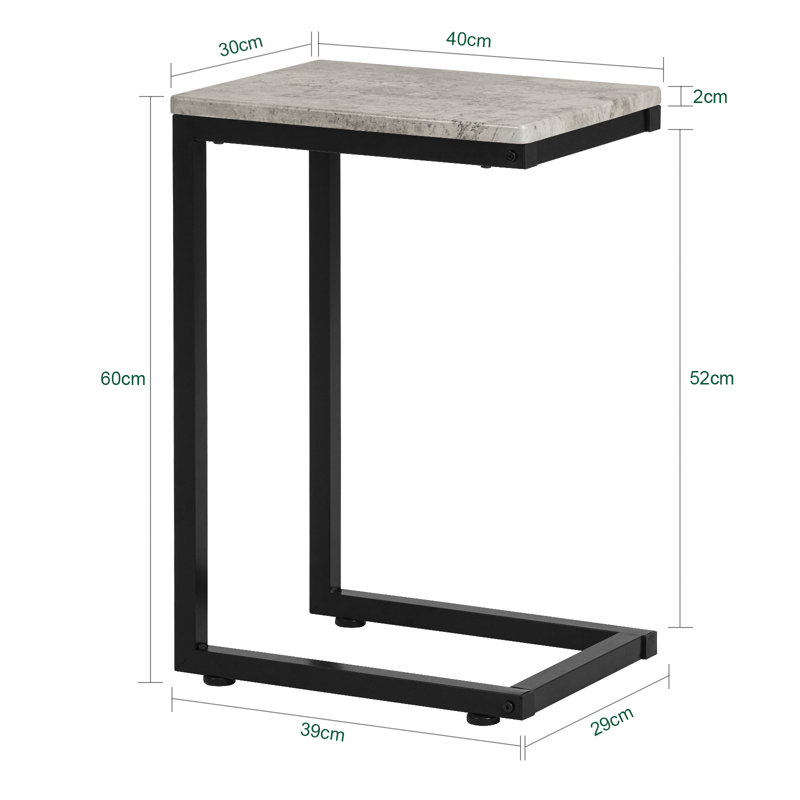 Bryceland C Shape Side Table