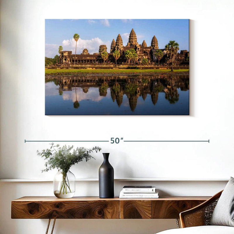 Adella Angkor Wat Reflection, 26" H x 39" W