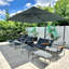 274cm X 335cm Rectangular Cantilever Parasol-849661786