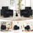 Mid-Century Accent Chairs Featuring Wide Backrest-311153063