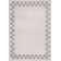 Bakersfield Machine Washable Modern Geometric Bordered Gray Area Rug