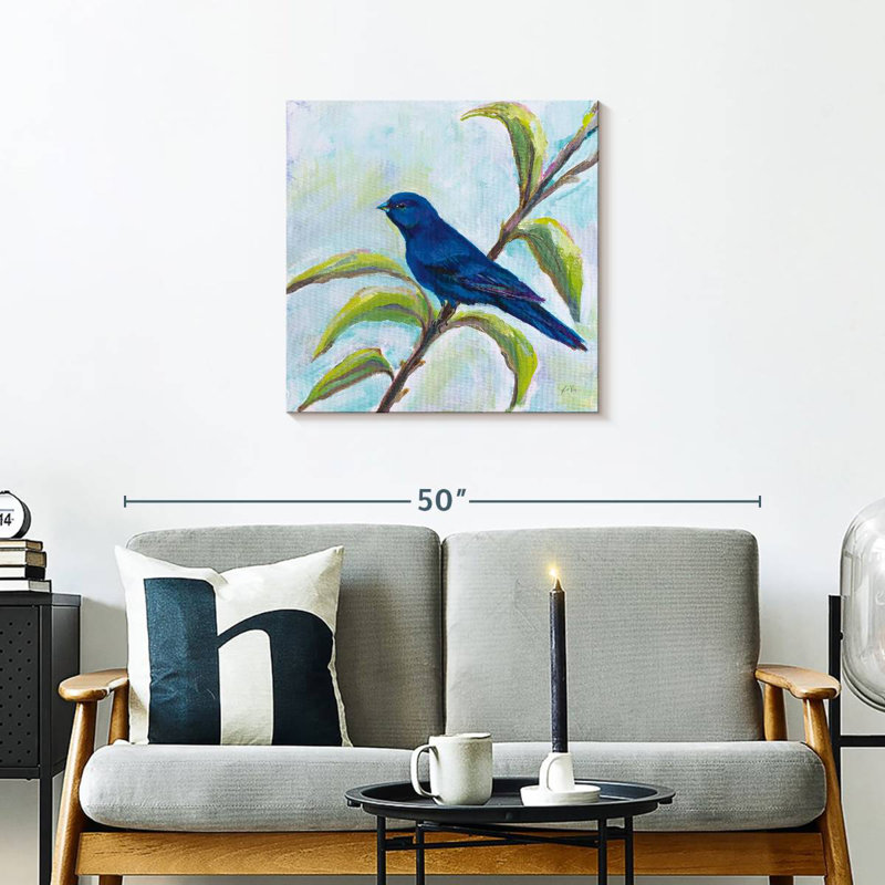 Brampt Indigo Bunting, 24'' H x 24'' W
