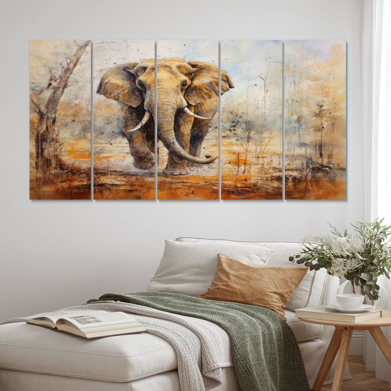Boho Animals Wall Decor on Metal