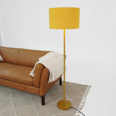 Orbit Floor Lamp Ochre and Gold