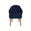 50 cm H Slat Back Armchair