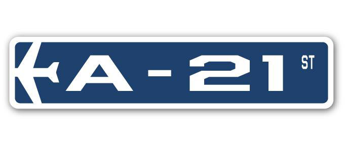 Plaque de rue Andresen A-21 Air Force, H 6 po x l 24 po x P 1 po