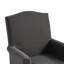 Chaise de salle à manger avec roulettes à capuchon 26 po Gatlinburg-98271012