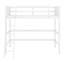 Lit mezzanine en bois avec échelle-641286630
