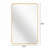 22x30 Inch Metal Framed Rectangular Bathrrom Mirror for Wall-413656407-413656402
