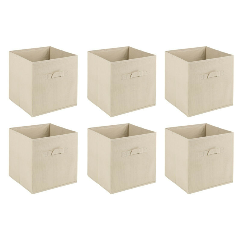 Rebrilliant Fabric Box, Beige