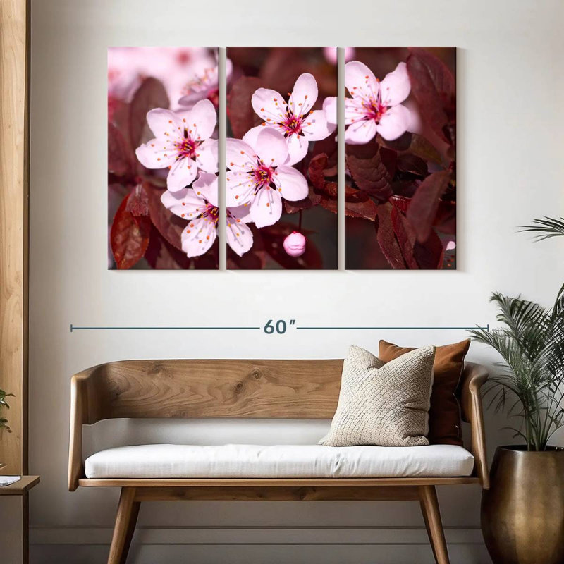 Fleurs de cerisier japonais Harnek, H 32 po x l 50 po