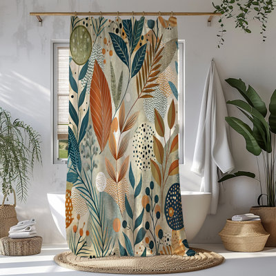 Jungle Botanical  Shower Curtain