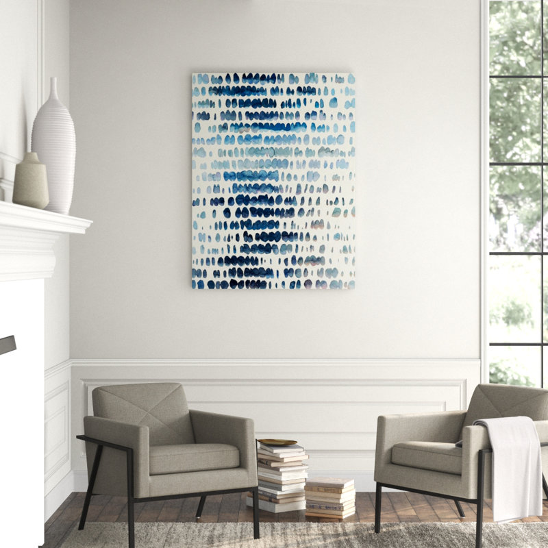 Repetition Painting by Barclay Butera, Glass Coat, 40" H x 53" W x 1.5" D