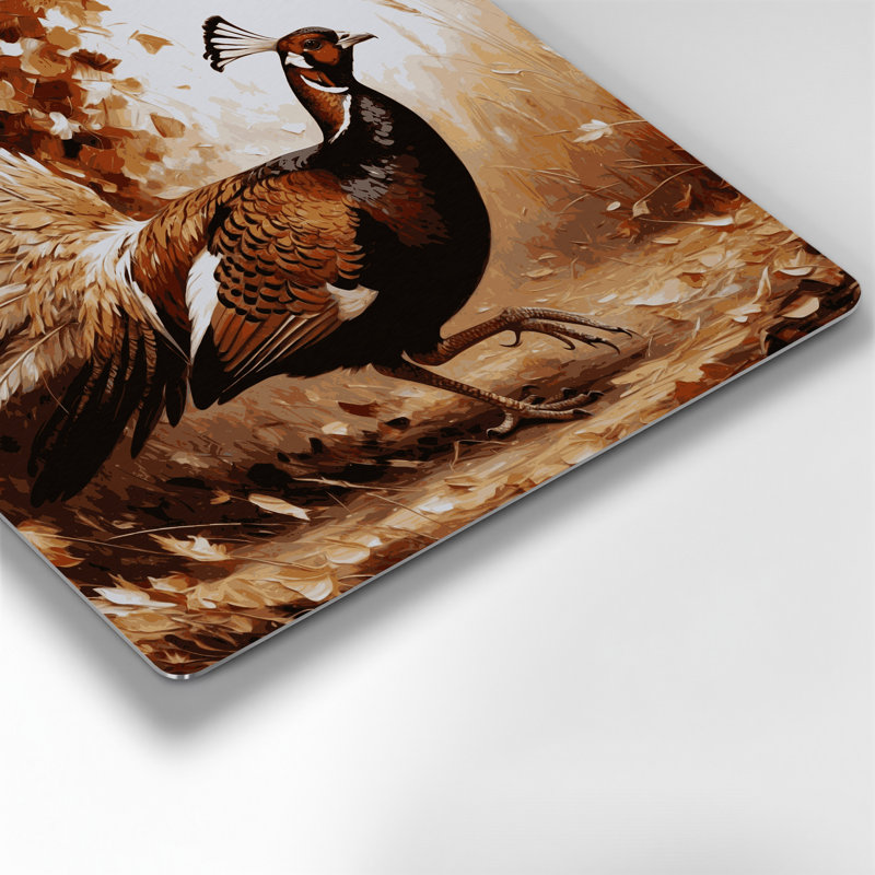 Art mural en métal oiseaux, H 12 po x l 12 po