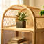 Vitrine moderne et simple en rotin