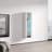 Balroop 15.75" Floating Bookcase with 16-Color LED Lighting, High Gloss Finish-1443910639-1465105647