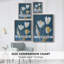 Impression encadrée FLORAL Series Cxxxv - bois massif-1927960631
