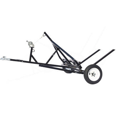 Remorqueur de balles rondes ajustable, ATV / UTV / camion rond universel, 1500 lb