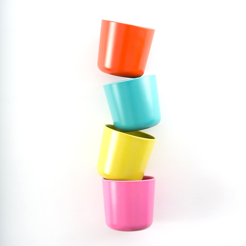 Tasse pour enfants EKOBO Bambino, Jaune / orange / bleu