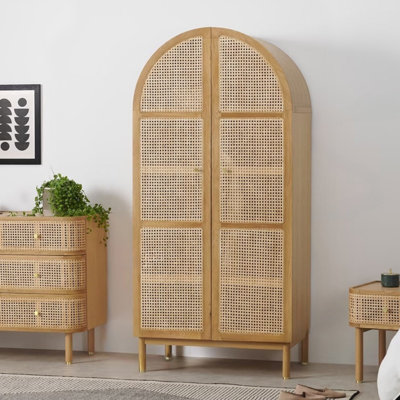 Armoire moderne et simple en rotin