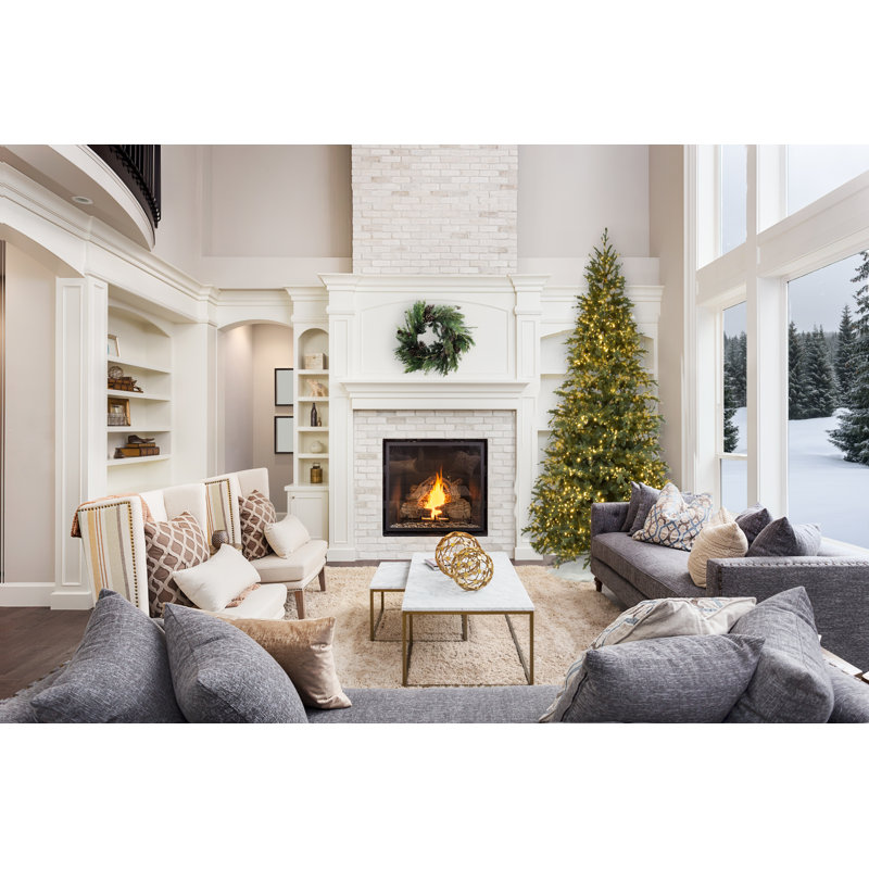 Carolina Fraser Artificial Christmas Tree Clear Lights, 7.5'