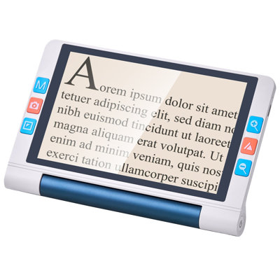 Portable Digital Magnifier, 8-inch Touchscreen Electronic Video Magnifier for Low Version, 2X - 20X Electronic Reading Aid with 13MP Auto-Focus HD Lens, 26 Color Mode, HDMI Output & 16GB Storage