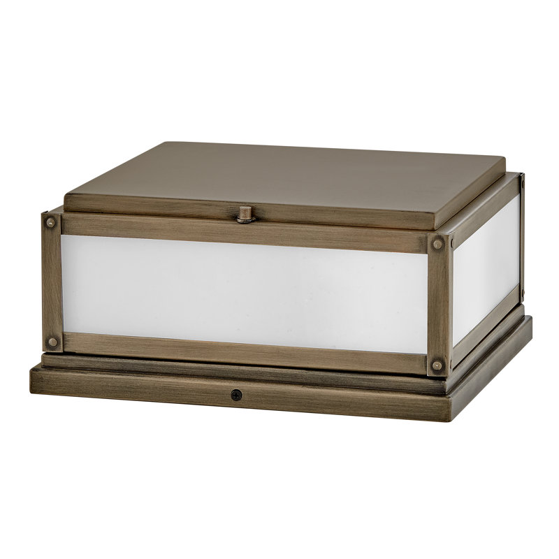 Max Pier Mount Outdoor Lantern, Yes, Burnished Bronze