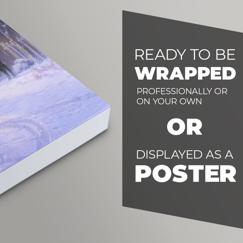 Service du dimanche - Impression sur toile seulement - NON-CADRE, H 48 po x l 32 po