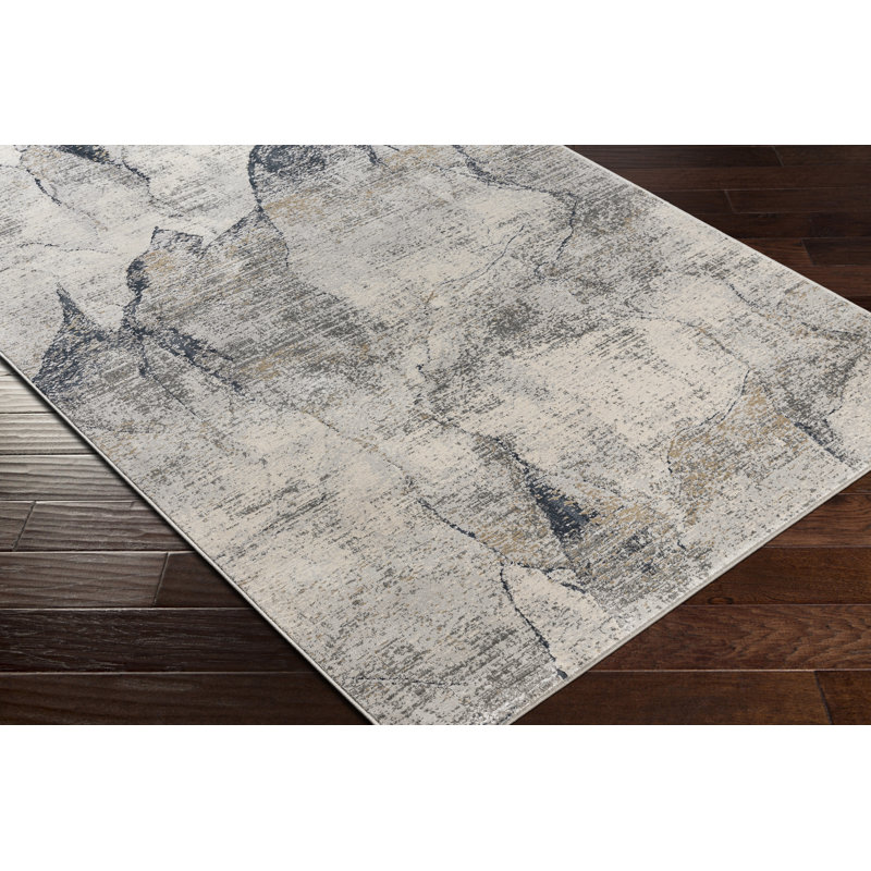 Tapis abstrait gris, Rectangle 12 pi x 15 pi