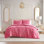 Ensemble d'édredon en peluche rose Betsey Johnson Flirty Bows