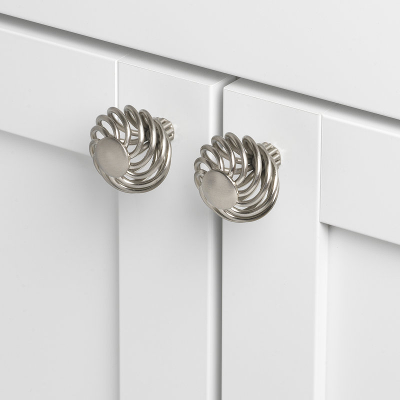 Poignée cage 1 1 po, Nickel satiné, 25
