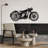 Stylish Decorative Metal Wall Accessory, Black Finish, 39.4 x 18.9 inches | 100% Durable Metal, Thickness: 0.06 inches | Easy Wall Mount Design, Perfect for Home or Office Decor, Modern Aesthetic
