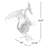 Onancock Dragons Weather Resistant Metal Solar LED Garden Statue