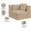 Fauteuil d'angle rembourré Vredenburgh Chenille-112273068