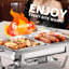 Ensemble de 2 plats Chafing