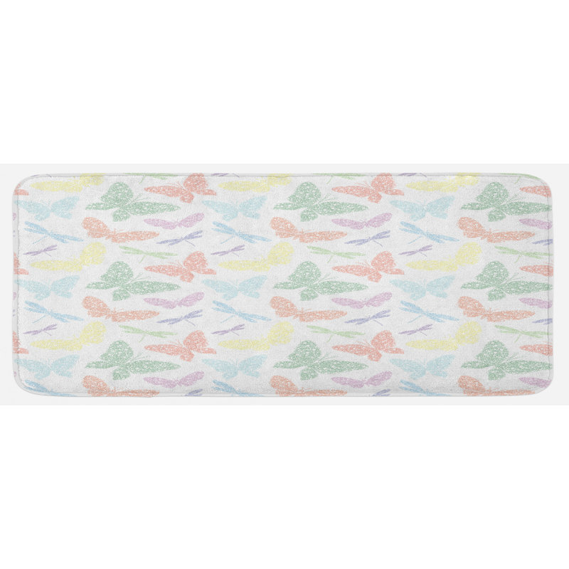 Tapis de cuisine libellule