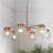 Hampson 6-Light Dimmable Wagon Wheel Chandelier