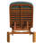 Green Adjustable Patio Chaise Lounge, Freely Adjusted Backrest, All-Weather Outdoor Recliner For Pool, Yard And Terrace-2051707102