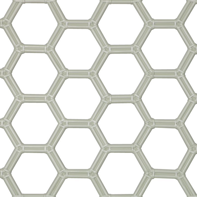 Honeycomb Standard Bed, King, Celery Green